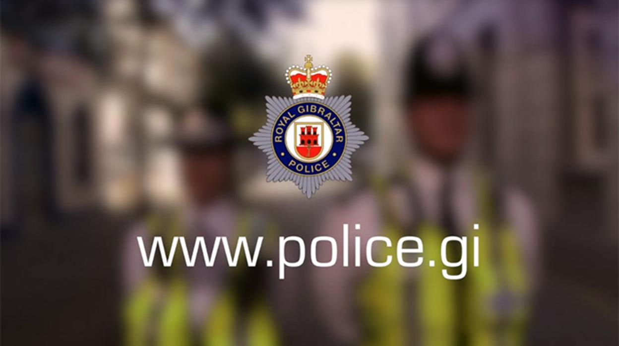 Imagen de la web de la Policía de Gibraltar