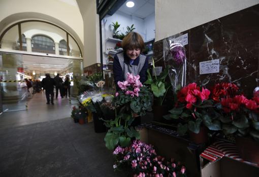 La plaza de la Corredera, en una imagen tomada ayer