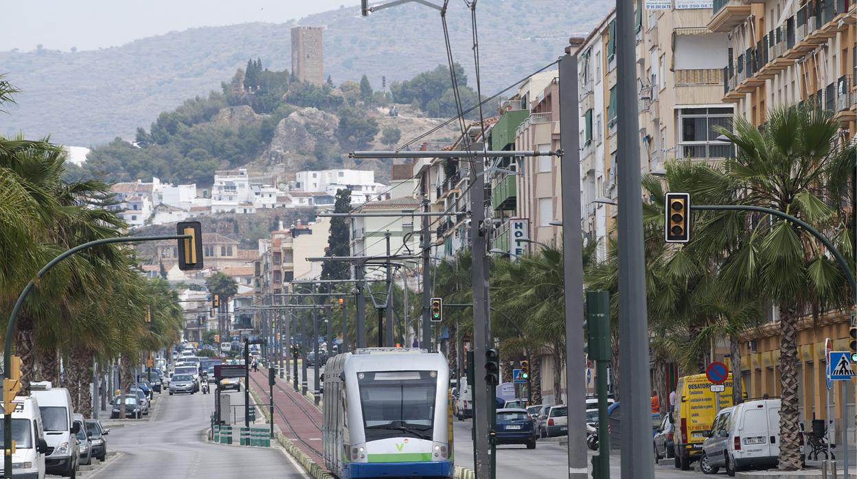El tranvía de Vélez Málaga, poco antes de dejar de funcionar en 2012