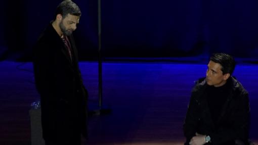 Una escena del monaje teatral