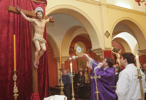 Bendición de la imagen de San Dimas, de la Conversion de Córdoba