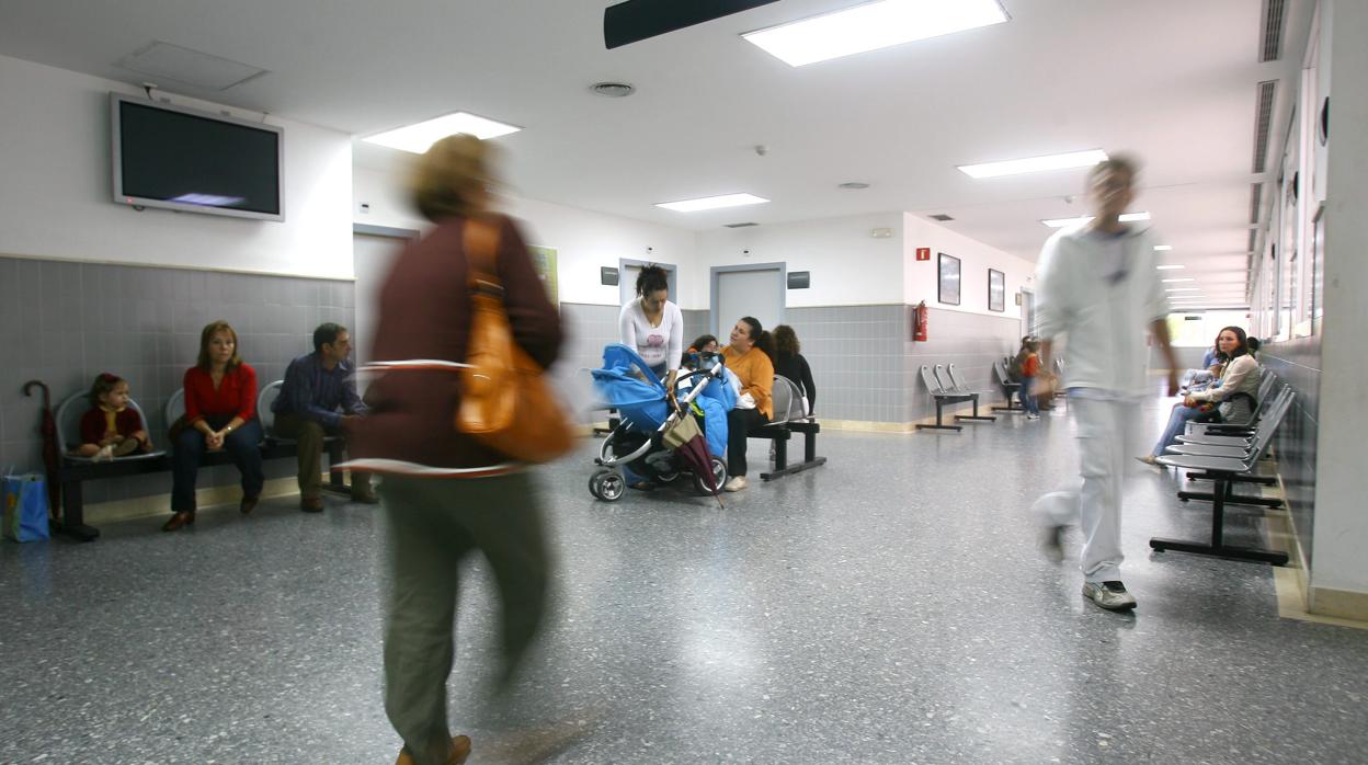 Interior del hospital de Cabra