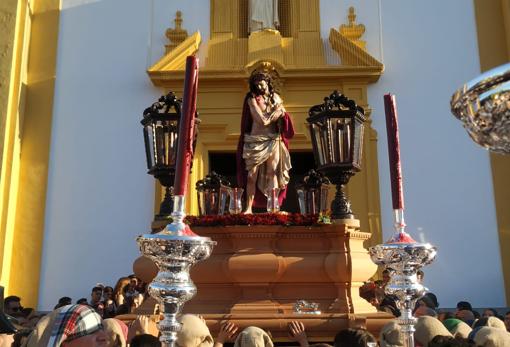 El Señor de los Afligidos en su salida en Cañero