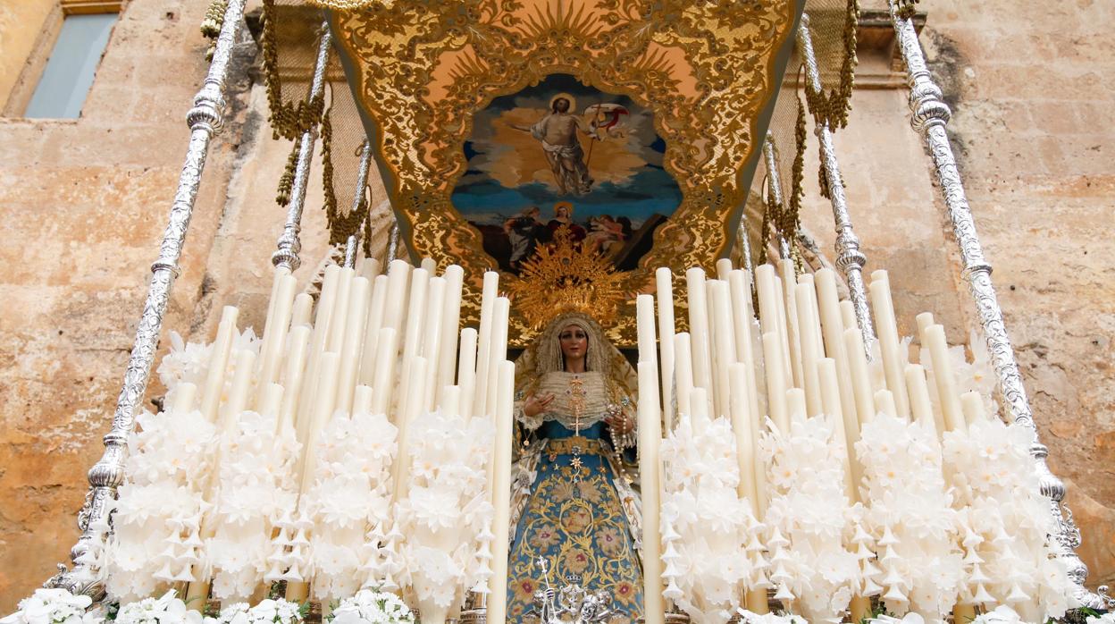 La Virgen de la Alegría, que ha cerrado la Semana Santa de Córdoba 2019