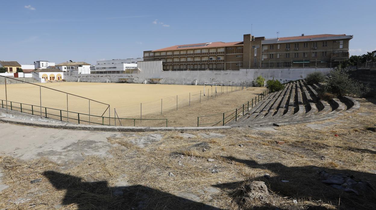 Interior del estadio San Eulogio, en el Campo de la Verdad de Córdoba