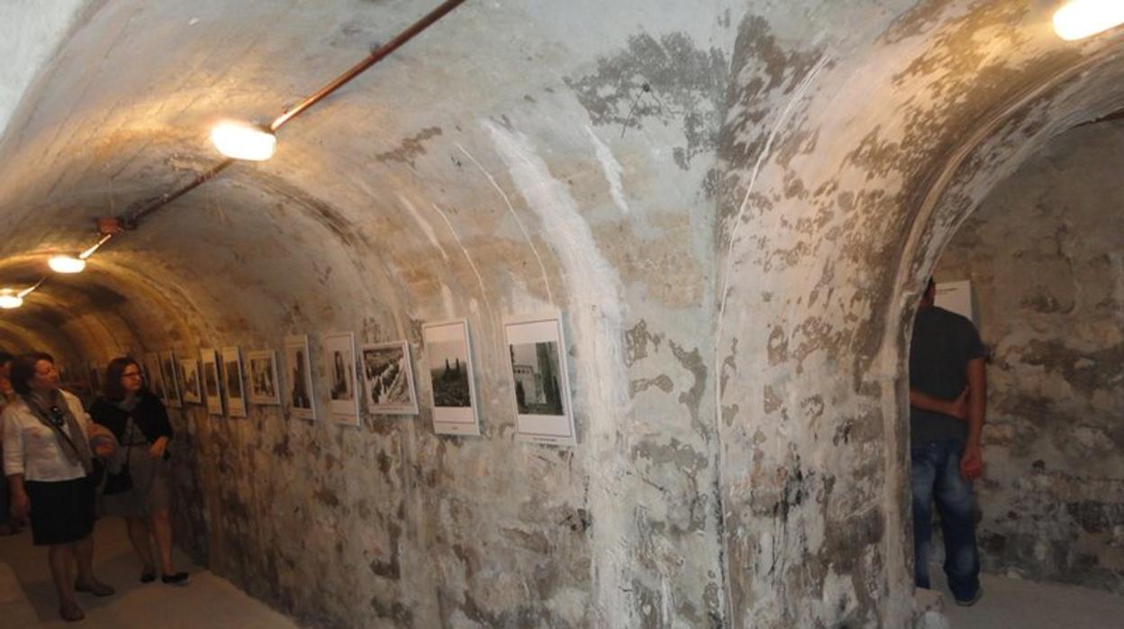 Exposición en uno de los refugios antiaéreos de Jaén