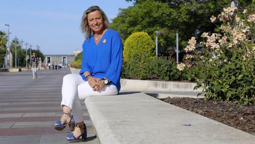 Isabel Albás en el Vial Norte