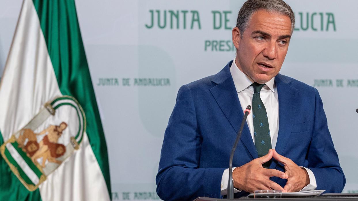 El portavoz del Gobierno Elías Bendodo