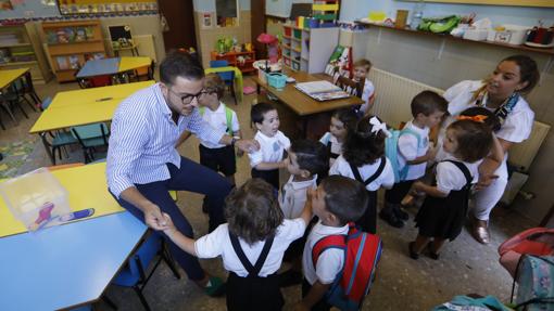 Alumnos del colegio Divina Pastora