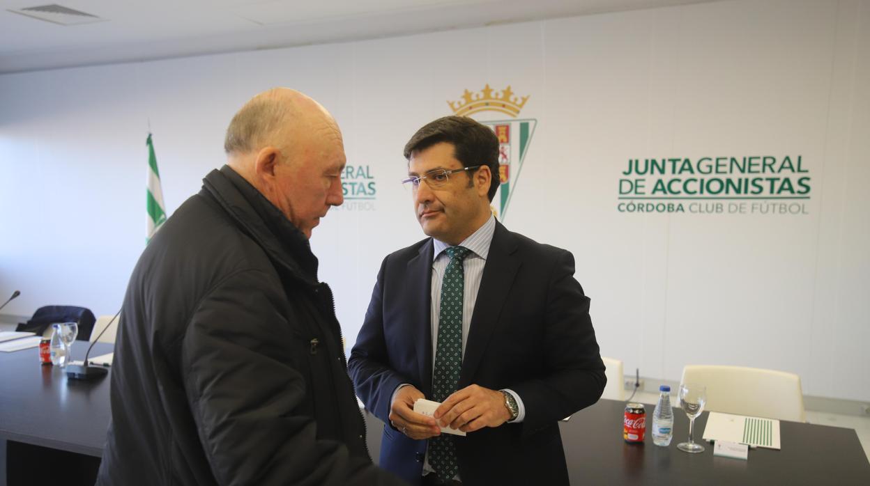 El presidente del Córdoba y del Sindicato de Accionistas Minoritarios