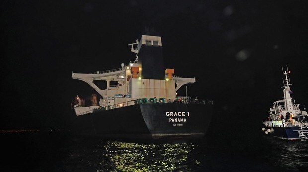 Gibraltar retendrá dos semanas al petrolero «Grace 1» e Irán amenaza con responder si no lo libera