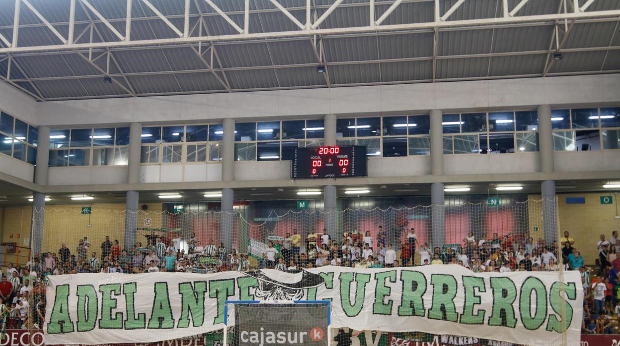 Imagen de la grada para el Córdoba Futsal en la Liga Nacional de Fútbol Sala