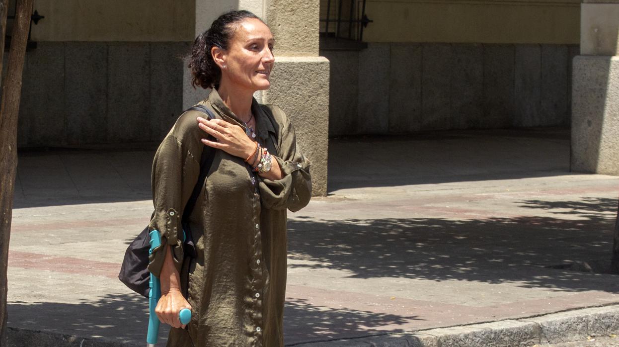 La juez María Núñez a la llegada de los juzgados de Sevilla en una foto de Archivo