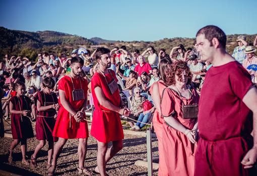 Representación en el Festival de Diana de Aroche