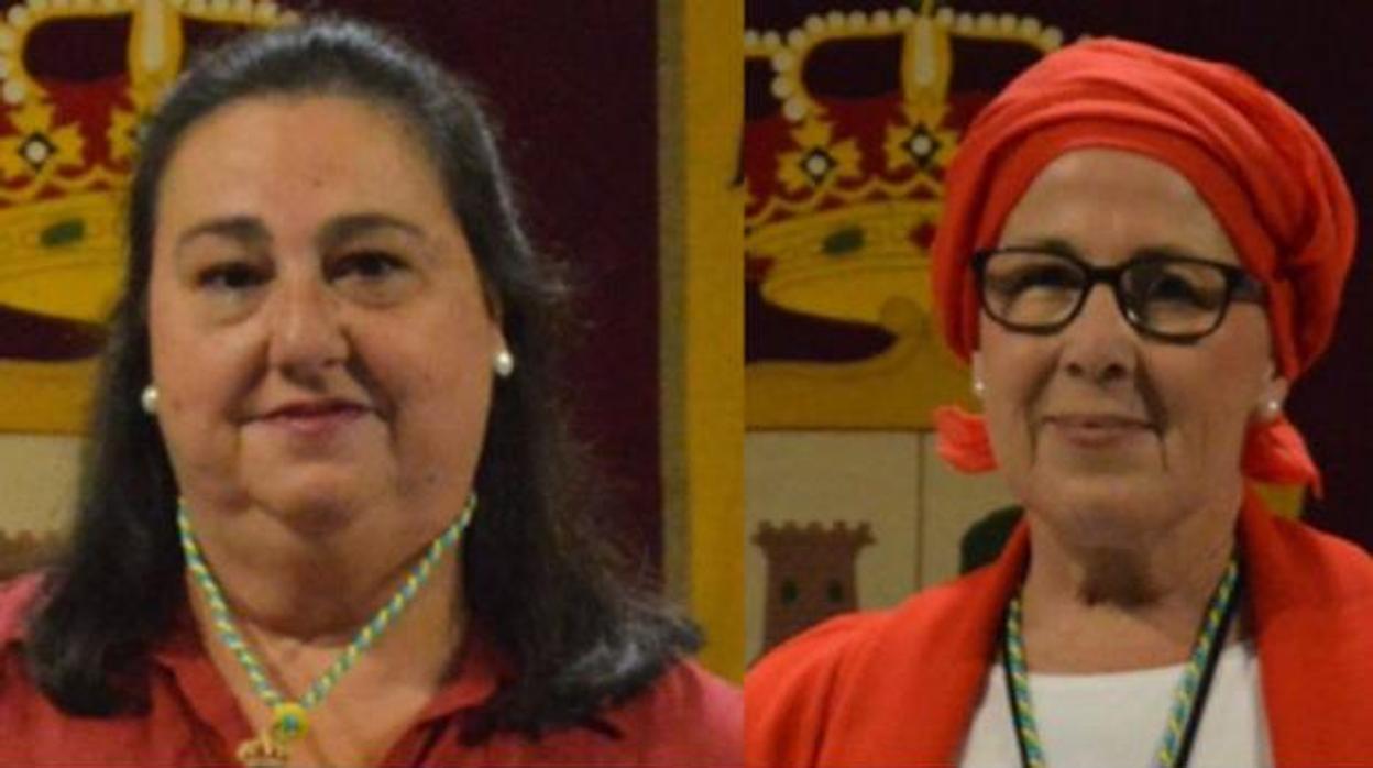 A la derecha, María Sacramento, concejal en Punta Umbría