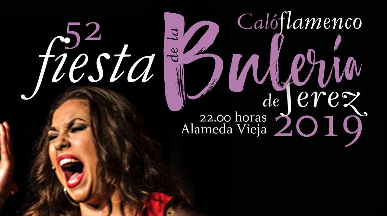 Cartel del primer espectáculo de la Fiesta de la Bulería que se celebra estos días