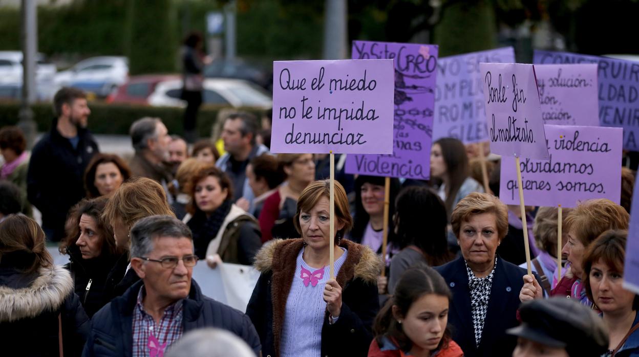 Manifestación contra la violencia de género en Córdoba