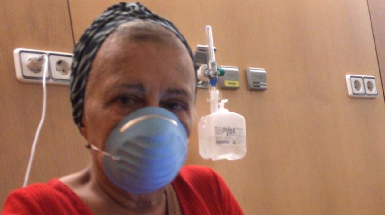 María Dolores Palacios, en una imagen facilitada por su hija