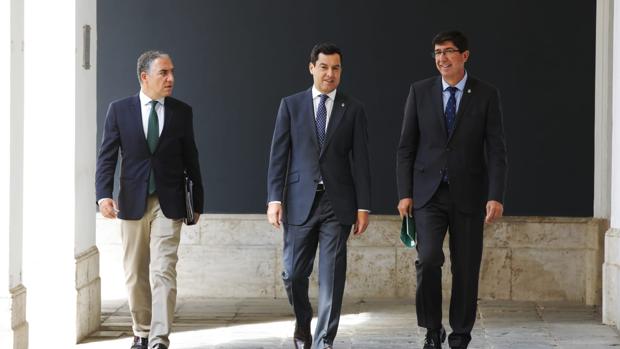 Moreno presenta una queja formal al Gobierno por dar fondos a Valencia y negarlos a Andalucía