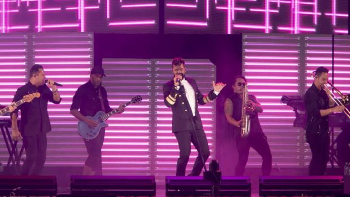 Ricky Martin en el concierto ofrecido en Córdoba en septiembre de 2018