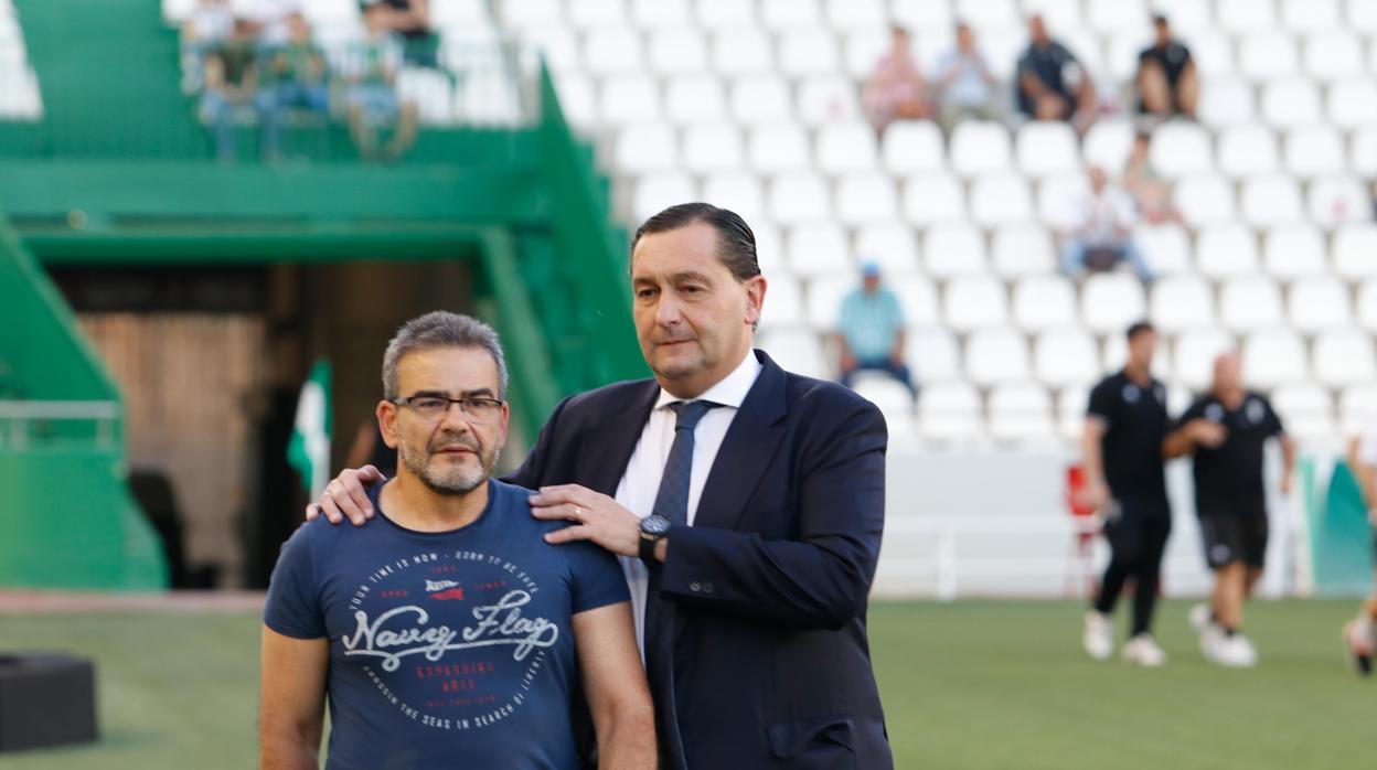 Javier Jiménez, en una de sus últimas visitas