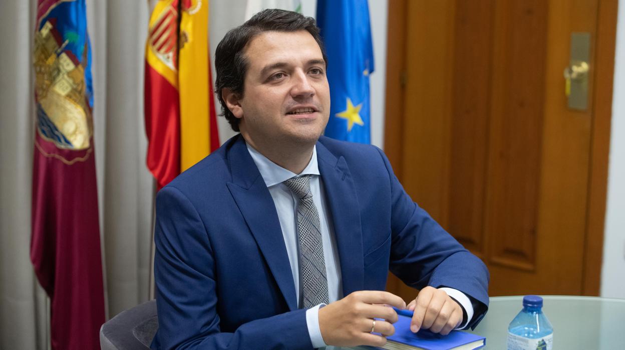 El alcalde de Córdoba, José María Bellido, durante una entrevista