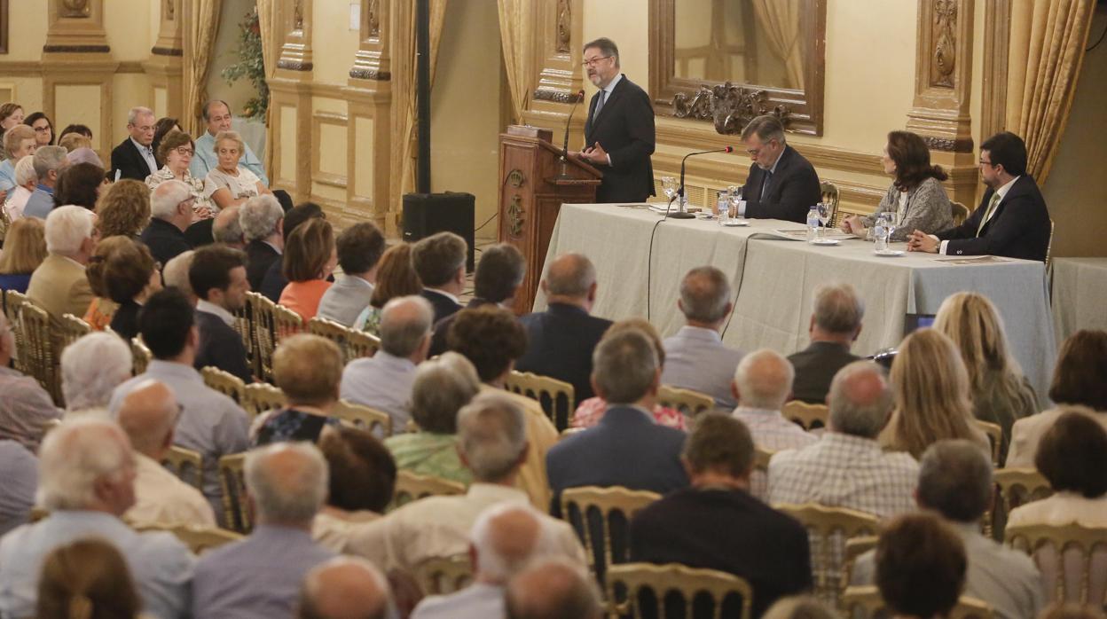 El director de ABC, Bieito Rubido, en la conferencia inaugural del segundo ciclo de El Templo de Córdoba