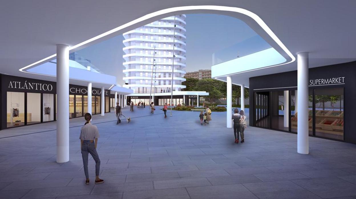 Recreación del proyecto urbanístico