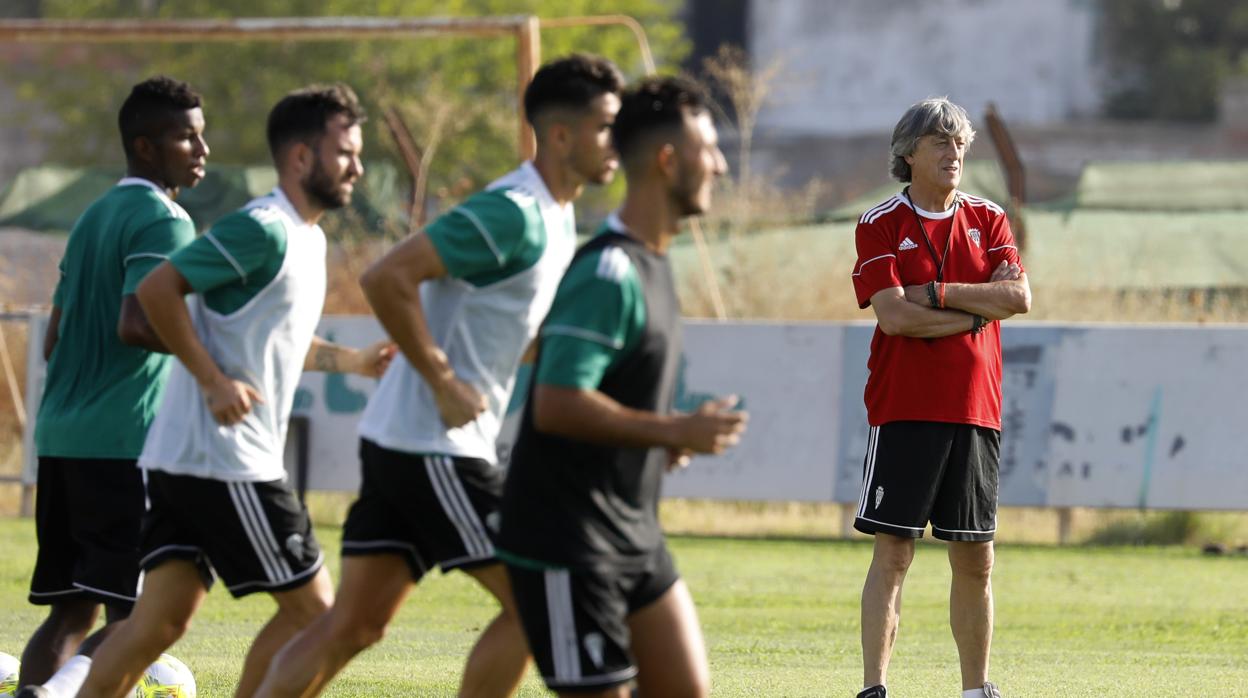 Martín, durante un entrenamiento