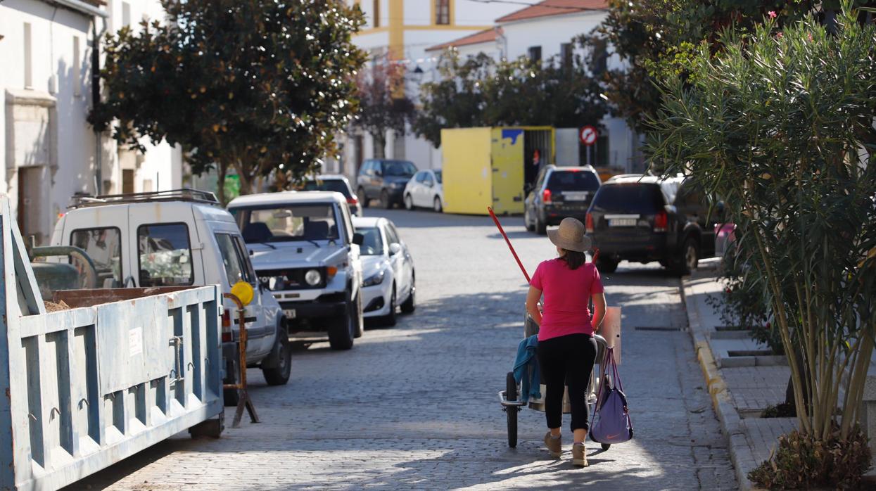 Calle de Conquista, en Los Pedroches