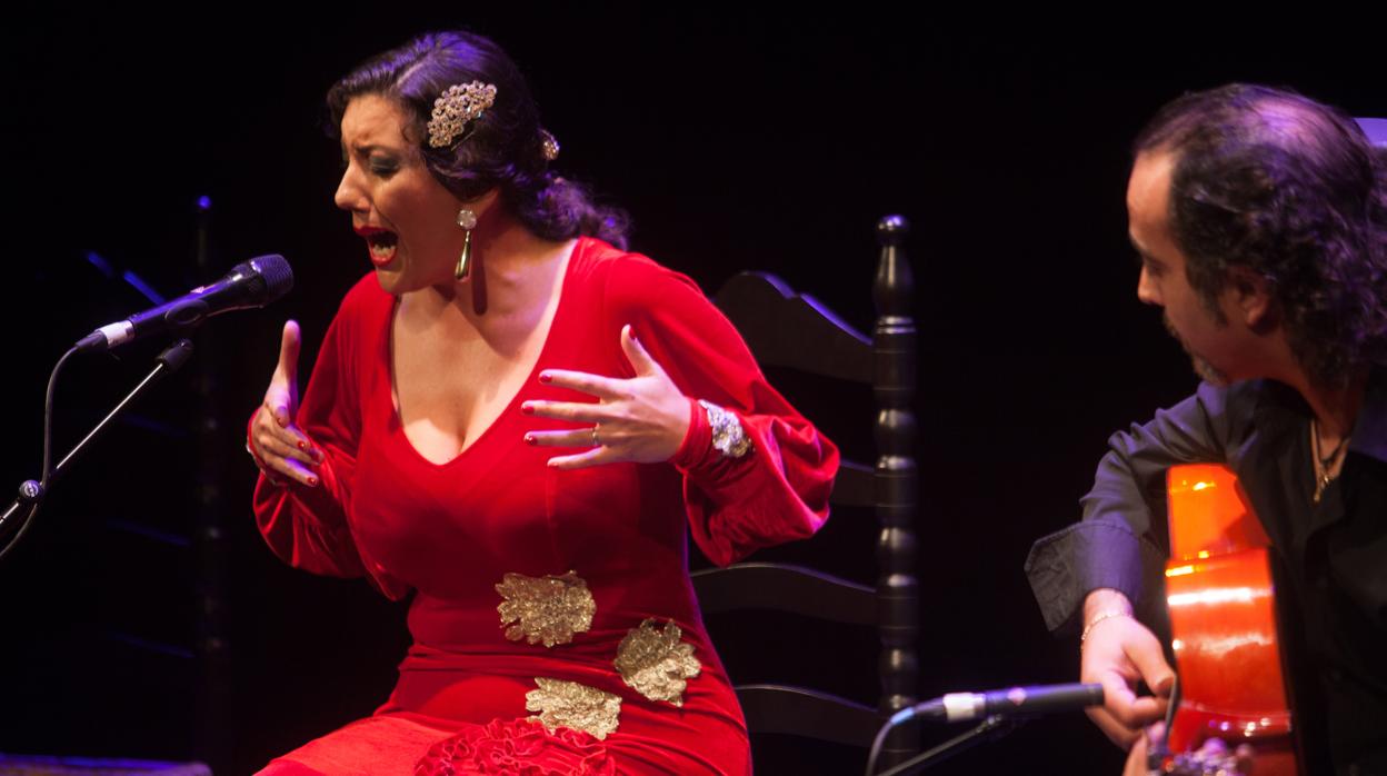 Actuación en el anterior edicion del Concurso Nacional de Arte Flamenco de Córdoba