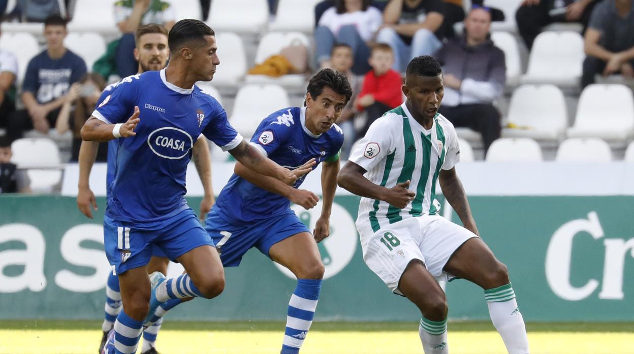 Fidel Escobar, en el último partido