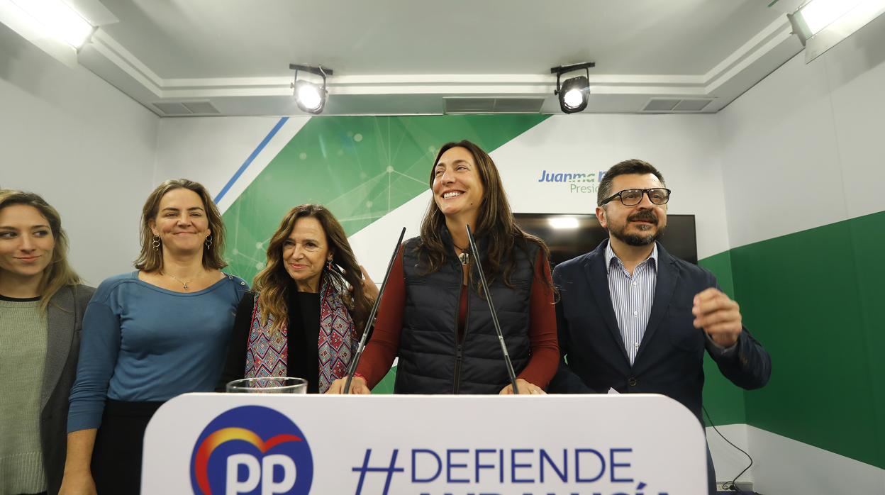 Loles López ofreció la rueda de prensa tras los resultados