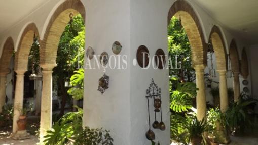 Patio de la casa señorial en el Centro de Córdoba