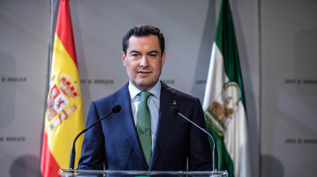 El presidente de la Junta, Juanma Moreno, Hizo una declaración institucional tras conocerse el fallo de la sentencia desde San Telmo