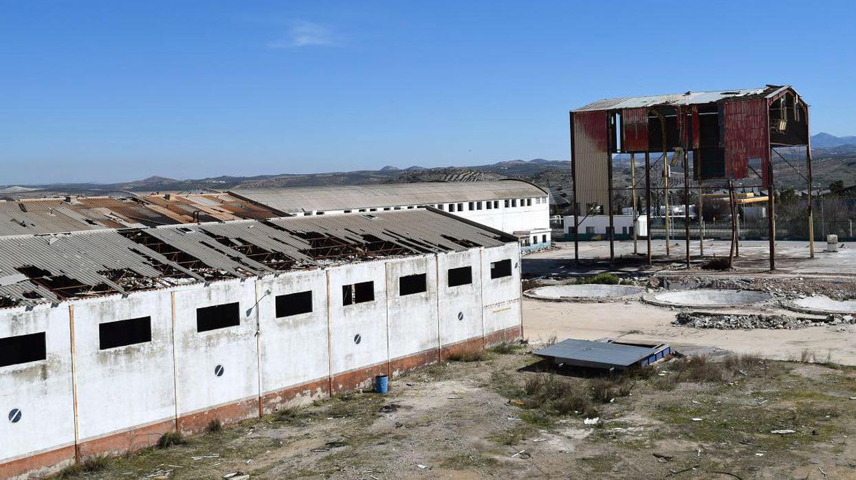 Imagen de cómo se encuentra ahora la fábrica que llegó a tener el 5% de las ventas de productos cárnicos de toda España