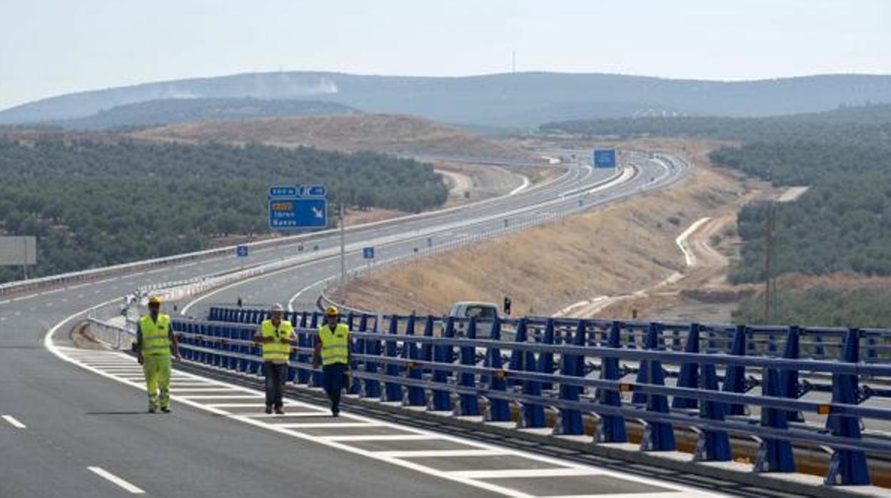 Tramo de la autovía Linares-Albacete