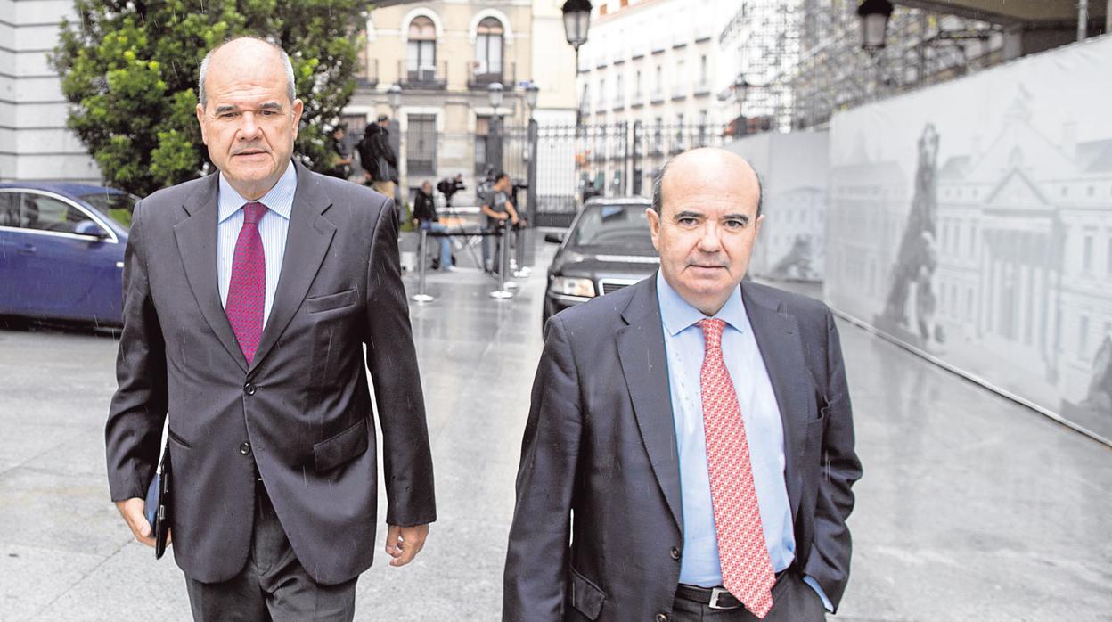 Manuel Chaves y Gaspar Zarrías