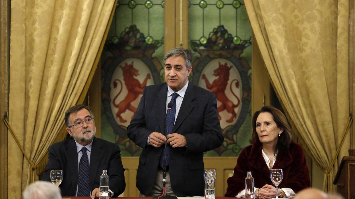 José Luis Corral, durante su conferencia en El Templo de Córdoba