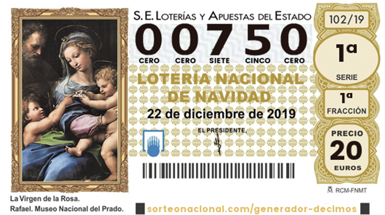 El tercer premio, el 750, reparte más de cinco millones  en Granada