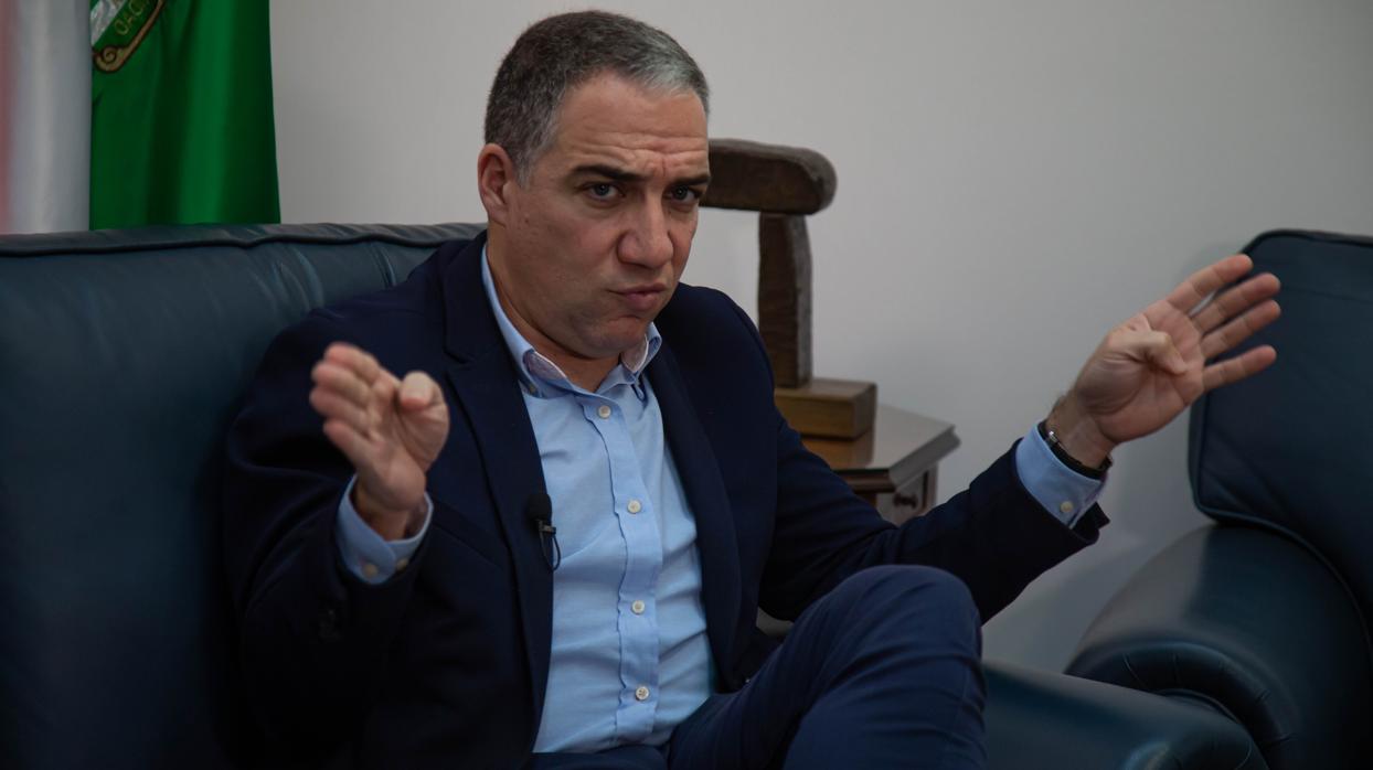 Elías Bendodo, en un momento de la entrevista realizada por Europa Press