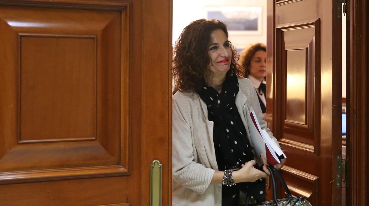 La ministra de Hacienda en funciones, María Jesús Montero