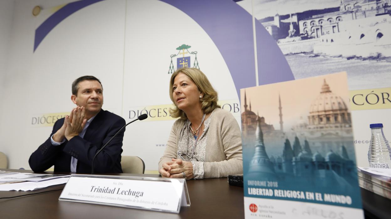 Trinidad Lechuga, en la presentación de actos por los Cristianos Perseguidos