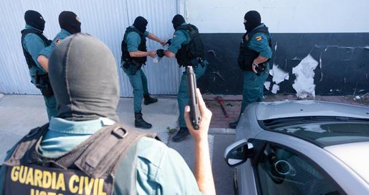 Imagen de una de las numerosas operaciones de la Guardia Civil en la zona