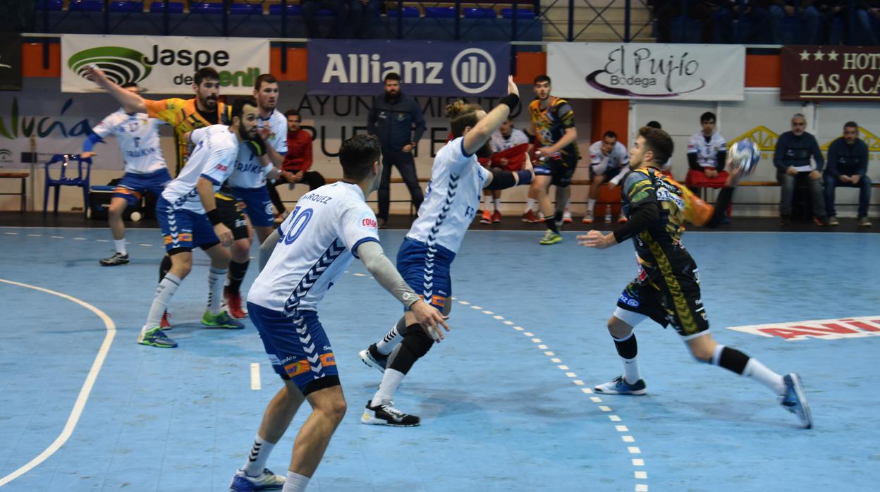 El Ángel Ximénez Avia Puente Genil, en el partido del jueves ante el Granollers