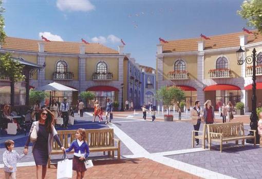 Recreación del centro comercial