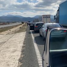 Retenciones en la A-45 en sentido Málaga
