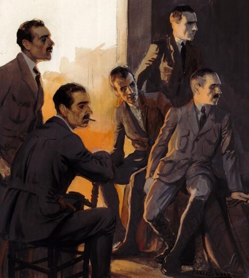 «El muñeco», obra de Adolfo Lozano Sidro para «Blanco y negro»