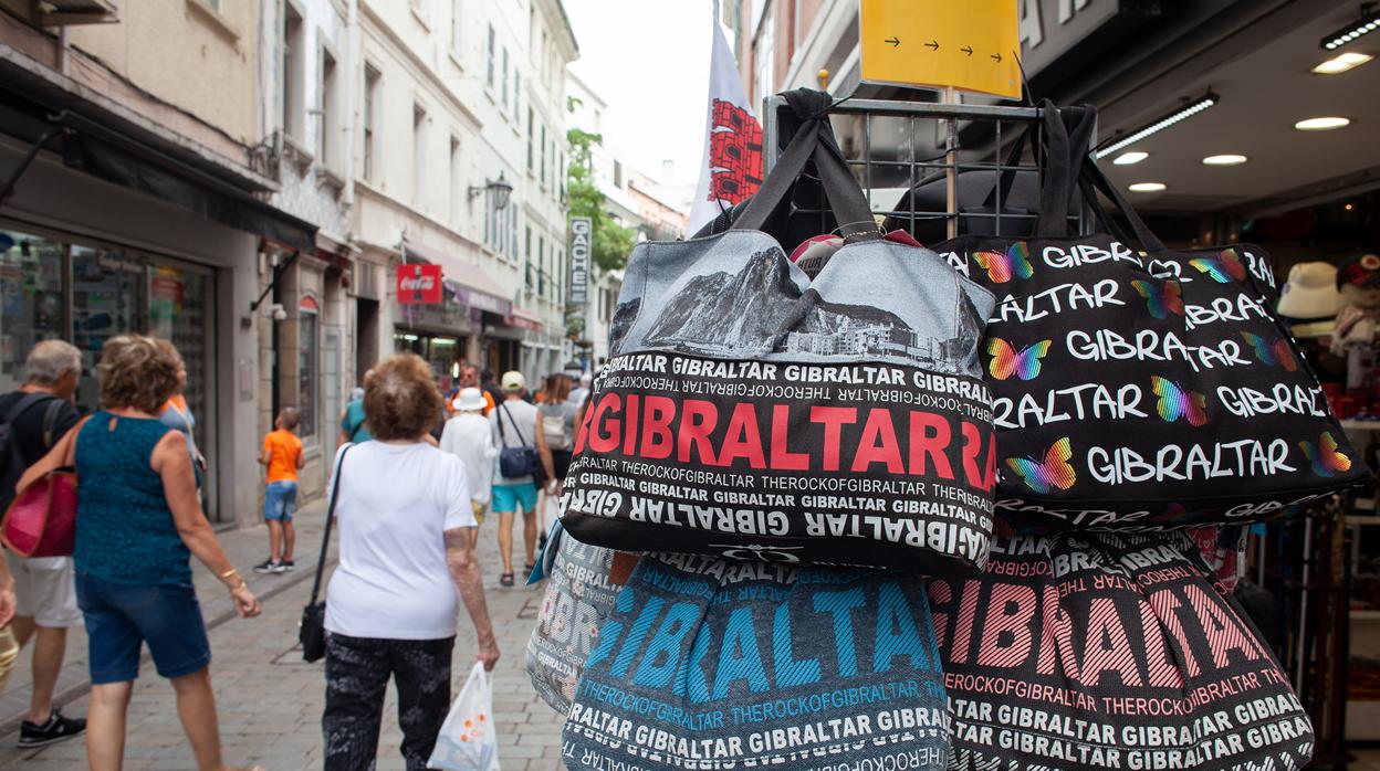 Imagen de archivo de la calle Real de Gibraltar, la más concurrida del Peñón