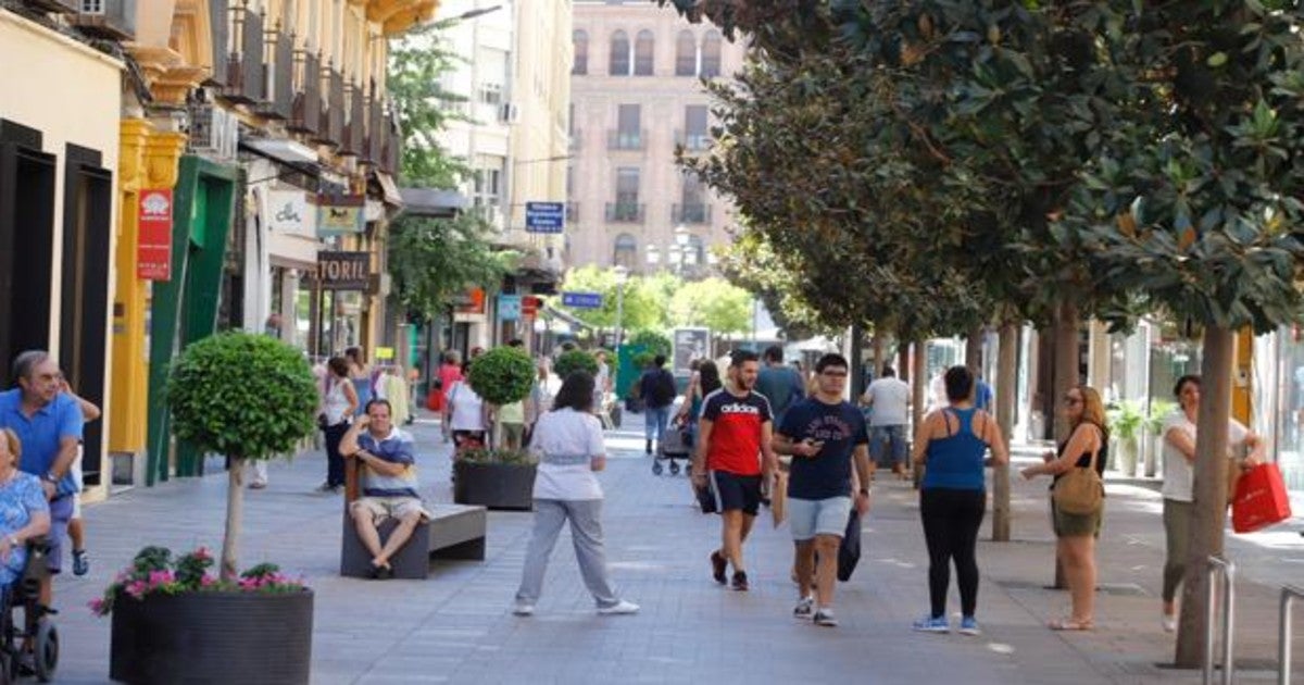 La calle Cruz Conde en el centro de Córdoba